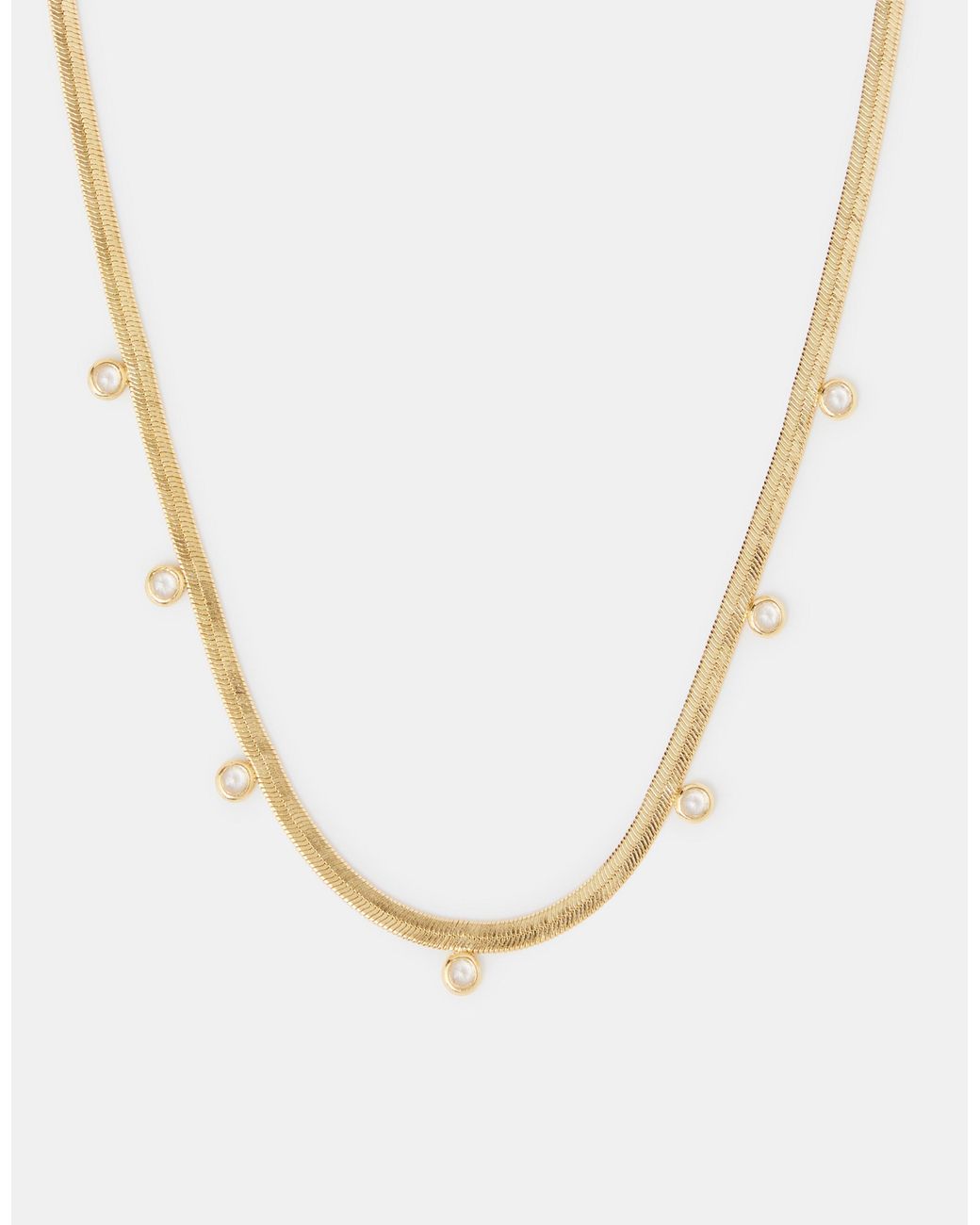 Accessorize Brown 14Ct-Plated Cubic Zirconia Snake Necklace