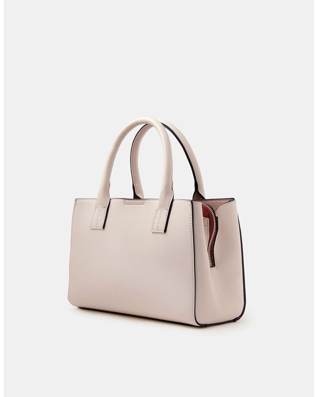 Accessorize White Double Heart Crossbody Handbag