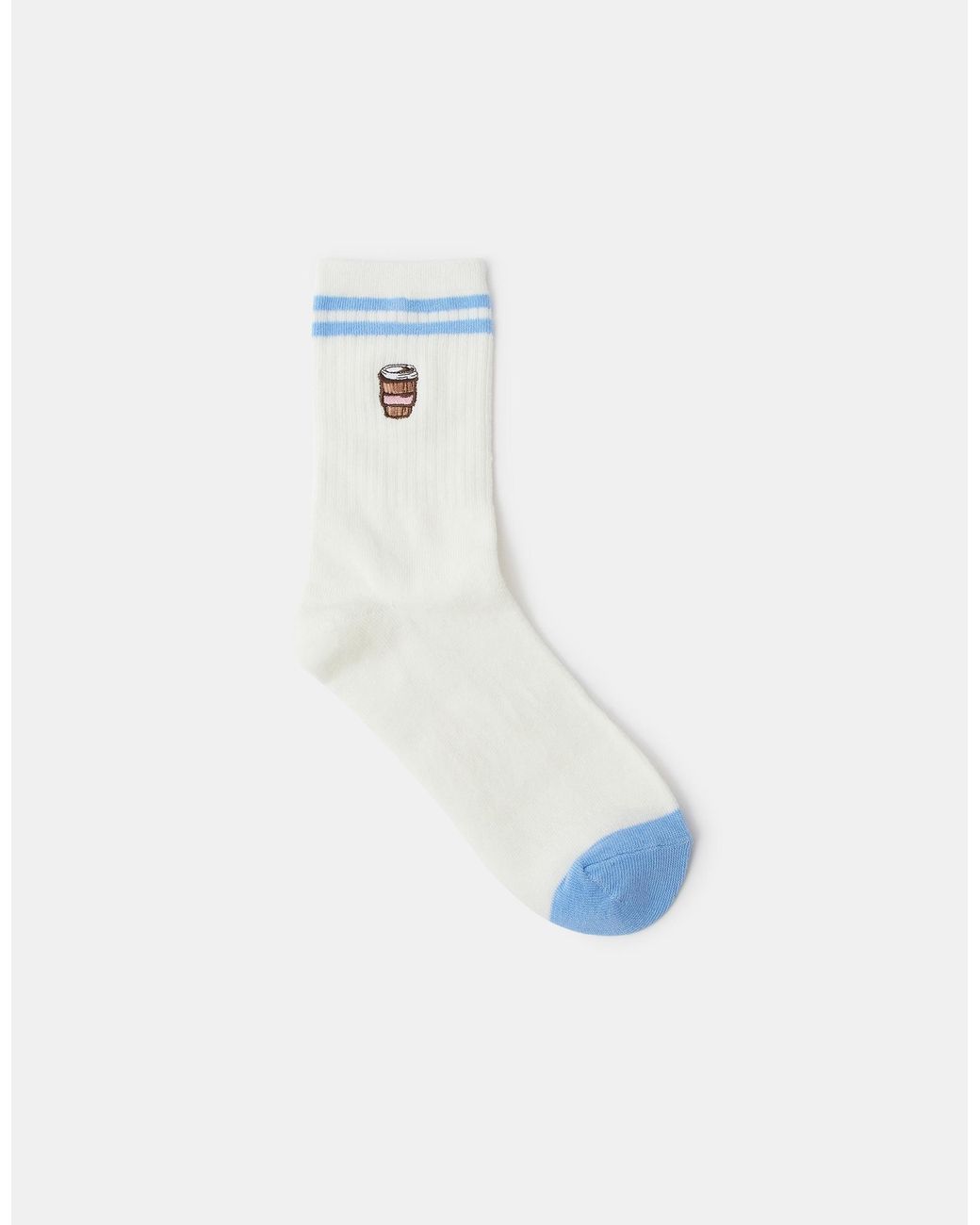 Accessorize Blue Coffee Socks