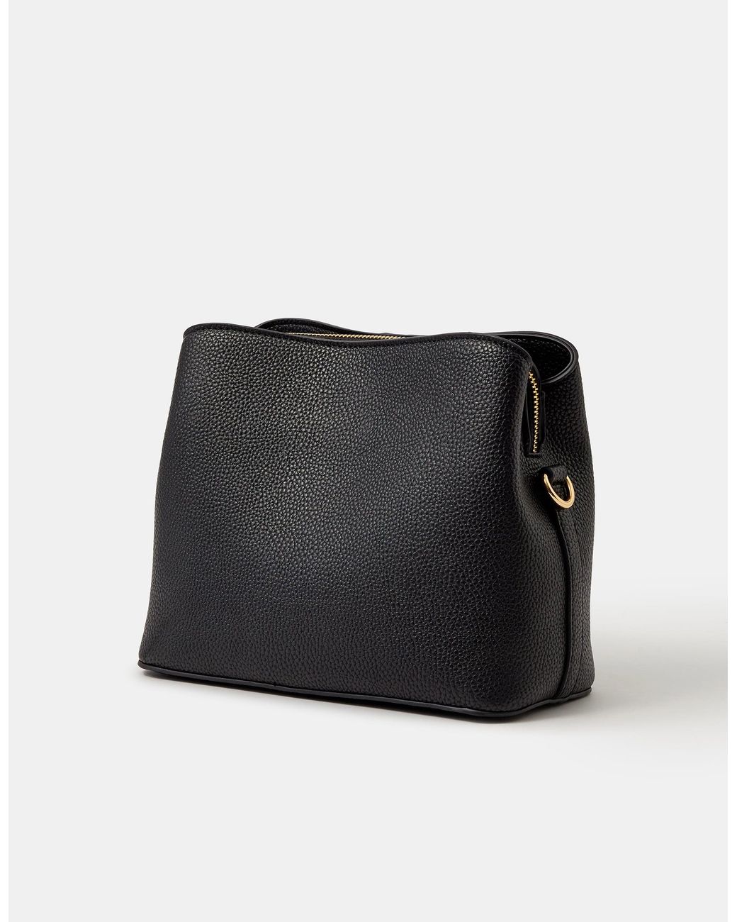 Accessorize Black Webbing Strap Crossbody Bag