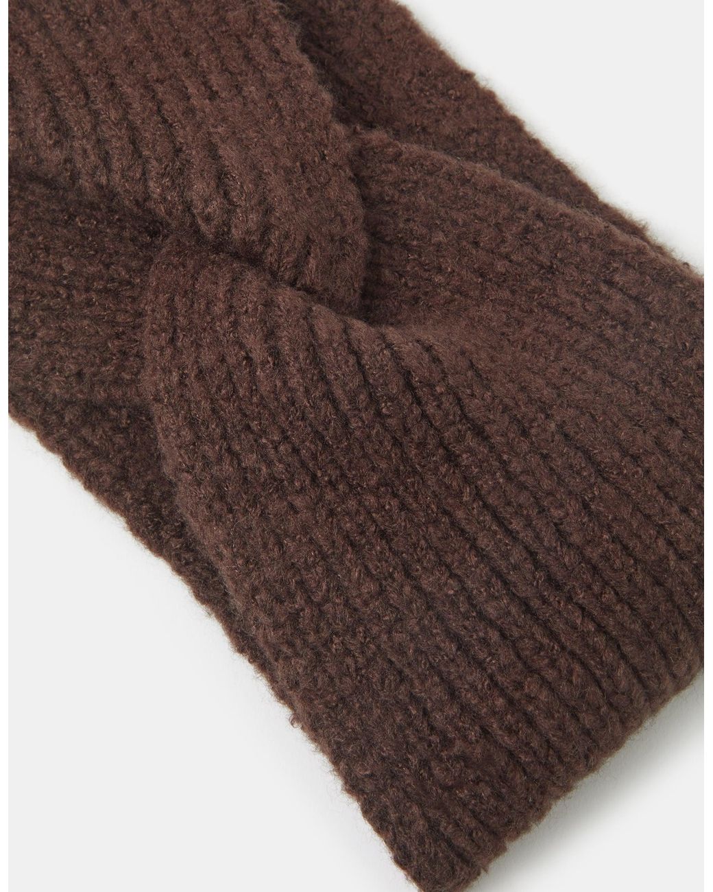 Accessorize Brown Soft Knit Bando Headband