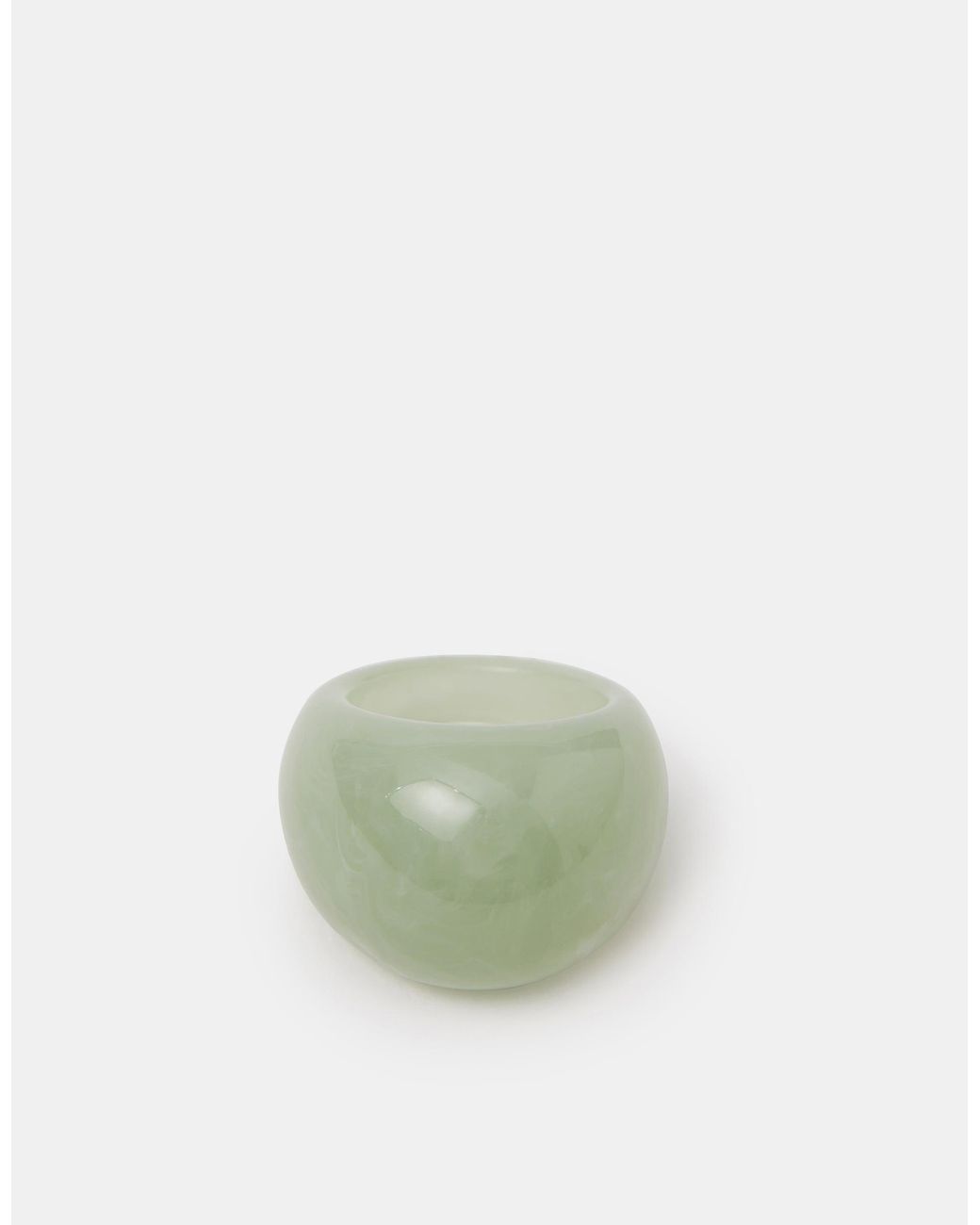 Accessorize Green Chunky Resin Ring