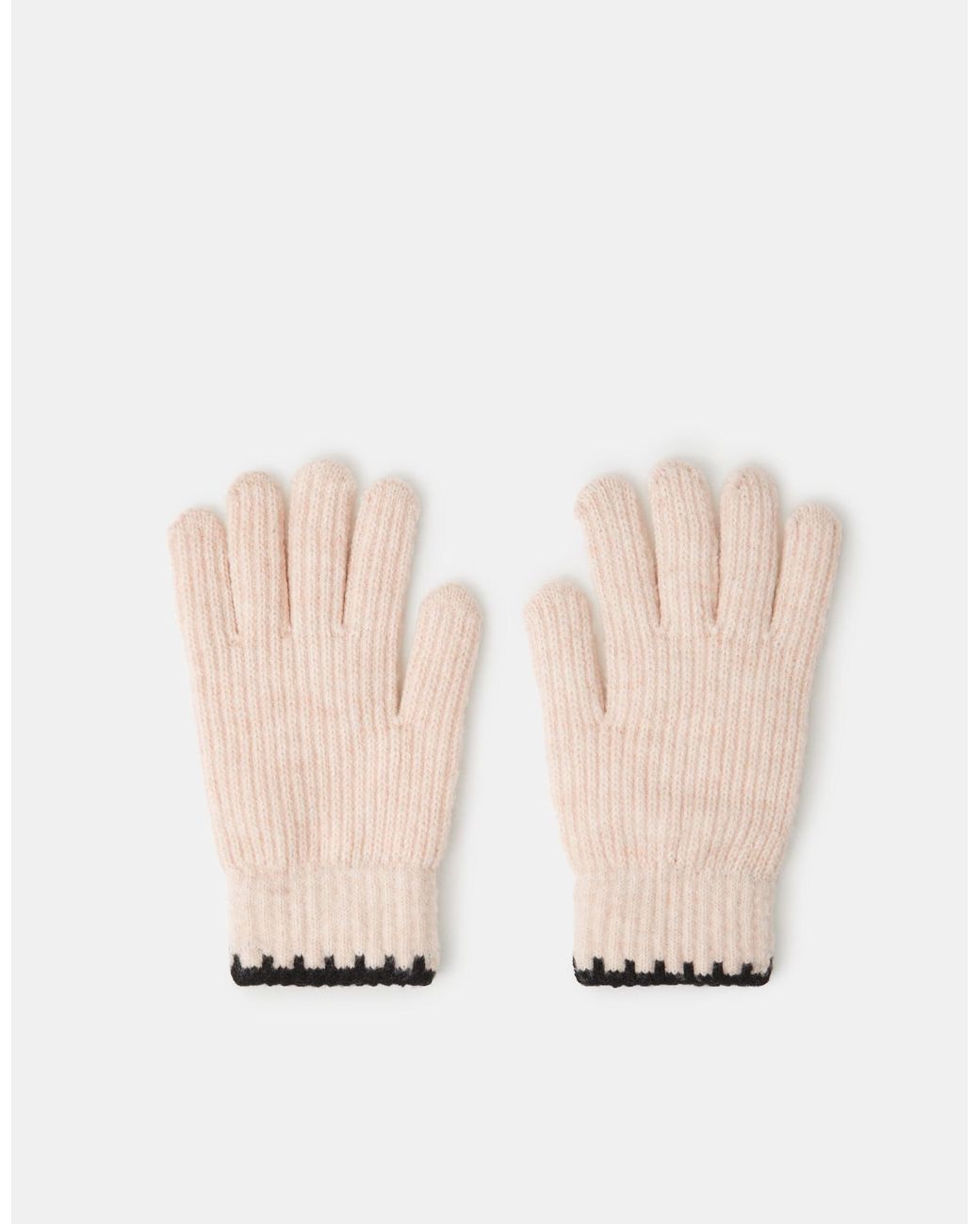 Accessorize Natural Whipstitch Gloves