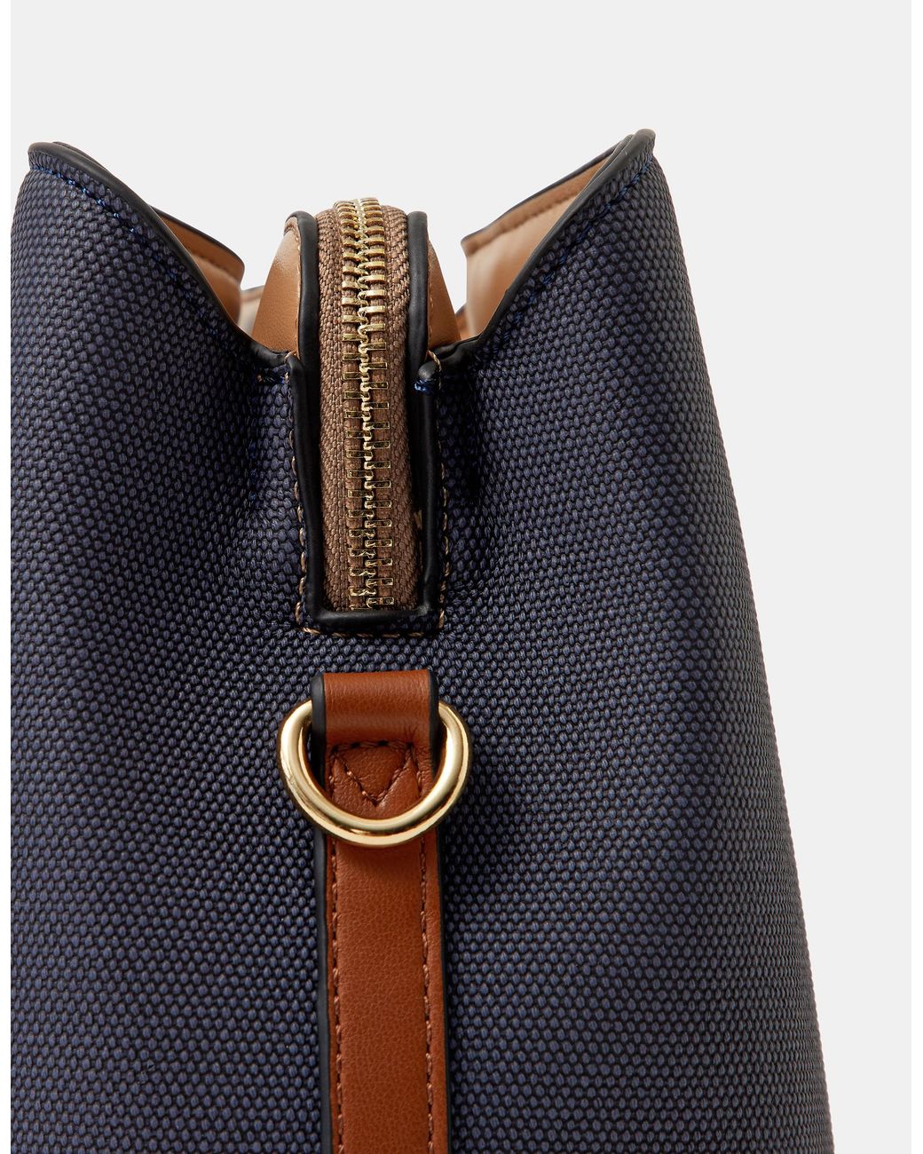 Accessorize Brown Webbing Strap Crossbody Bag