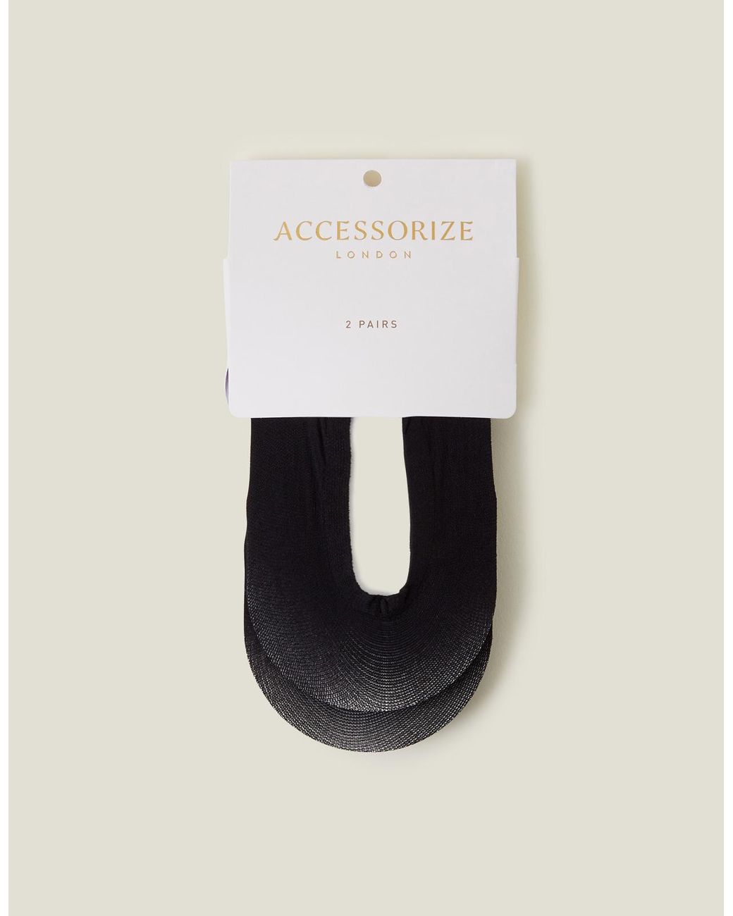 Accessorize White 2-Pack Footsie Socks