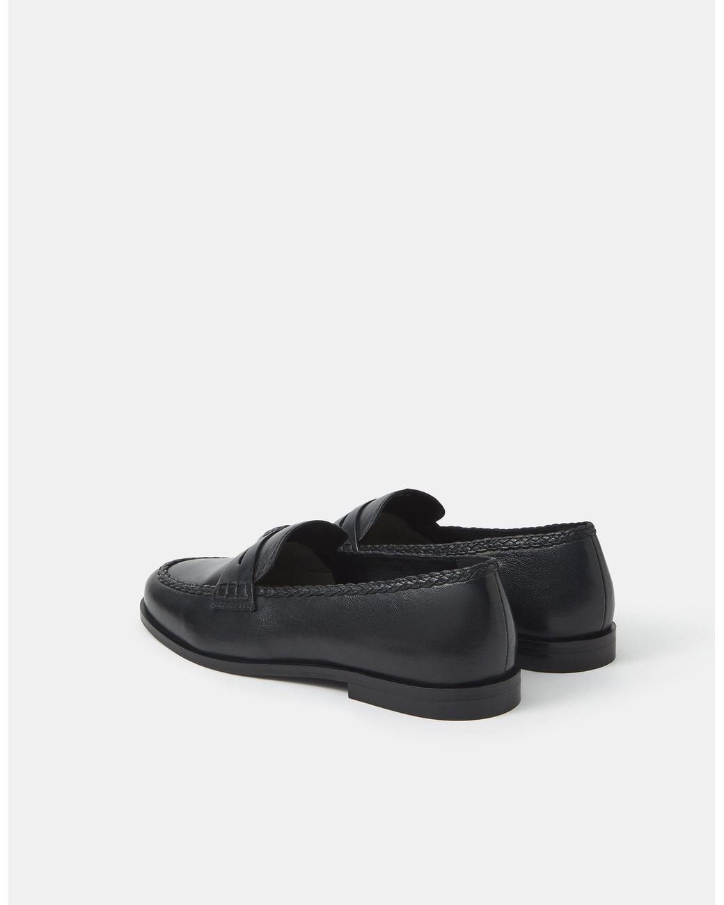 Accessorize Black Leather Loafters