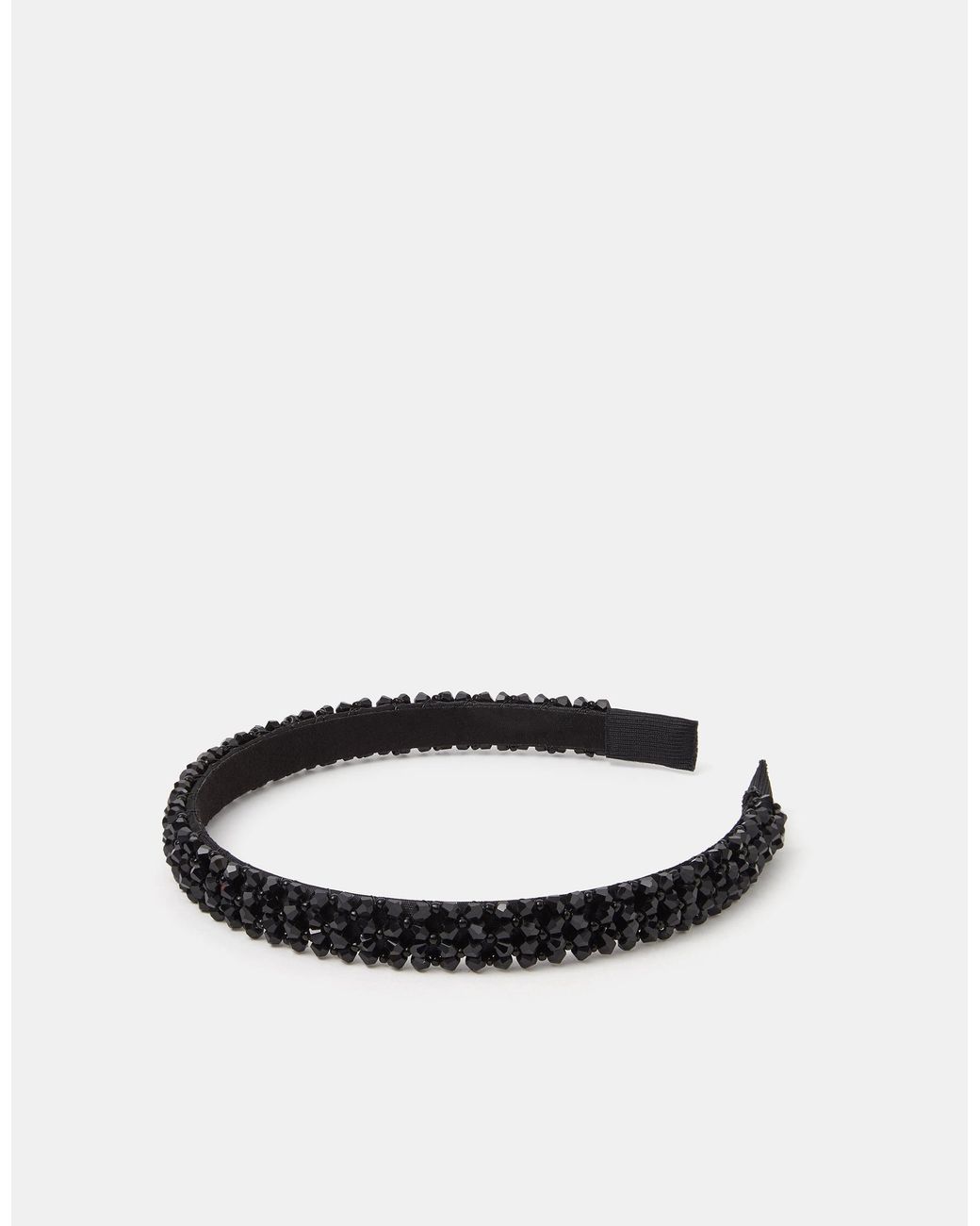 Accessorize White Beaded Headband