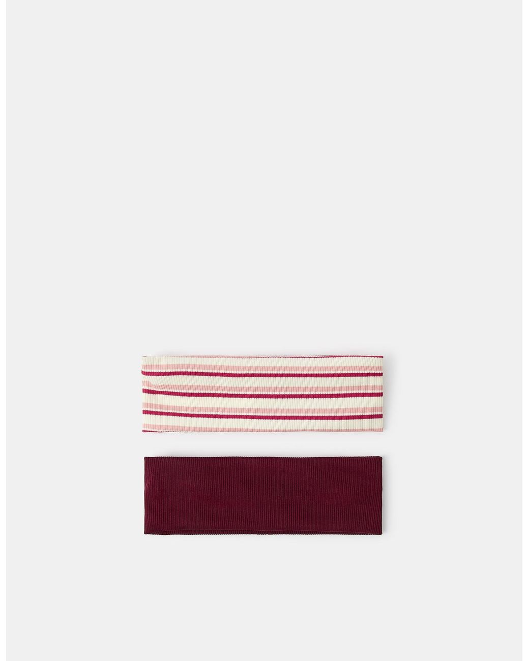 Accessorize White 2-Pack Stripe Bando Headbands
