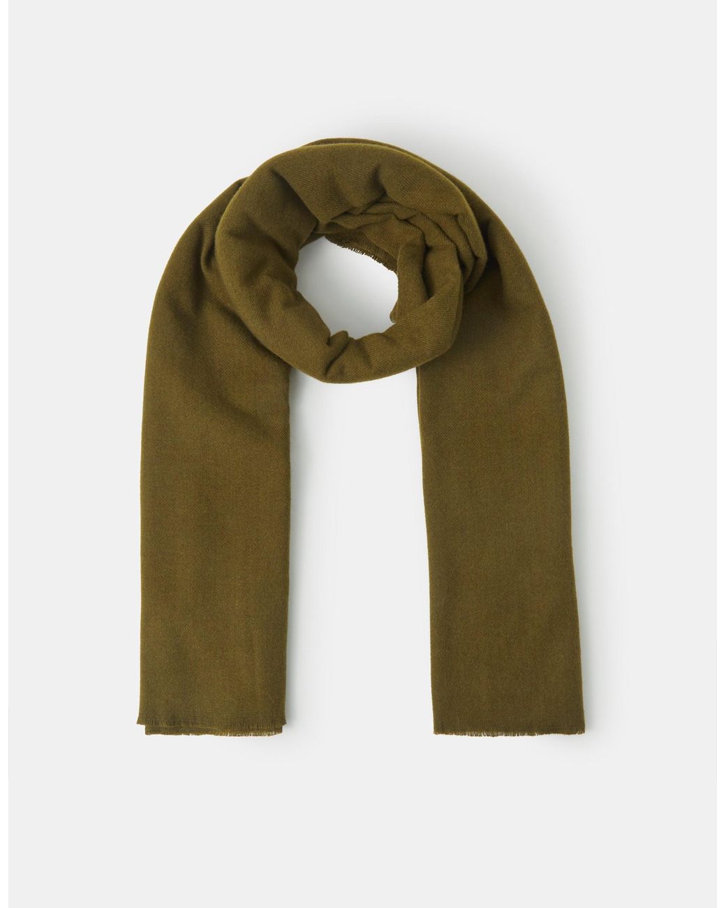 Accessorize Green Super Soft Plain Blanket Scarf