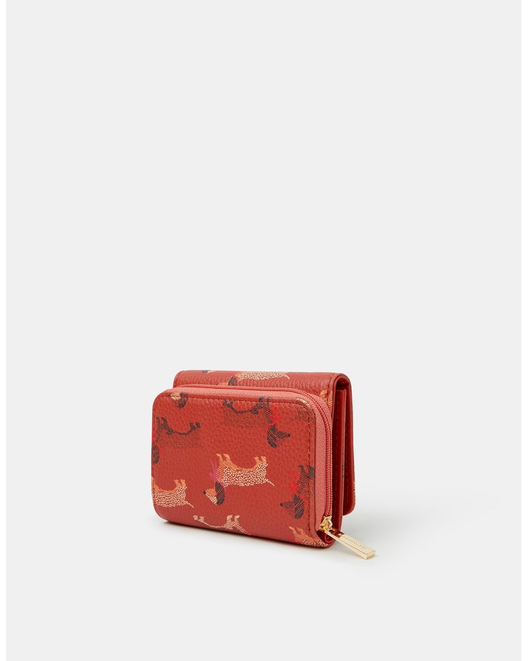 Accessorize Red Compact Sausage Dog Purse