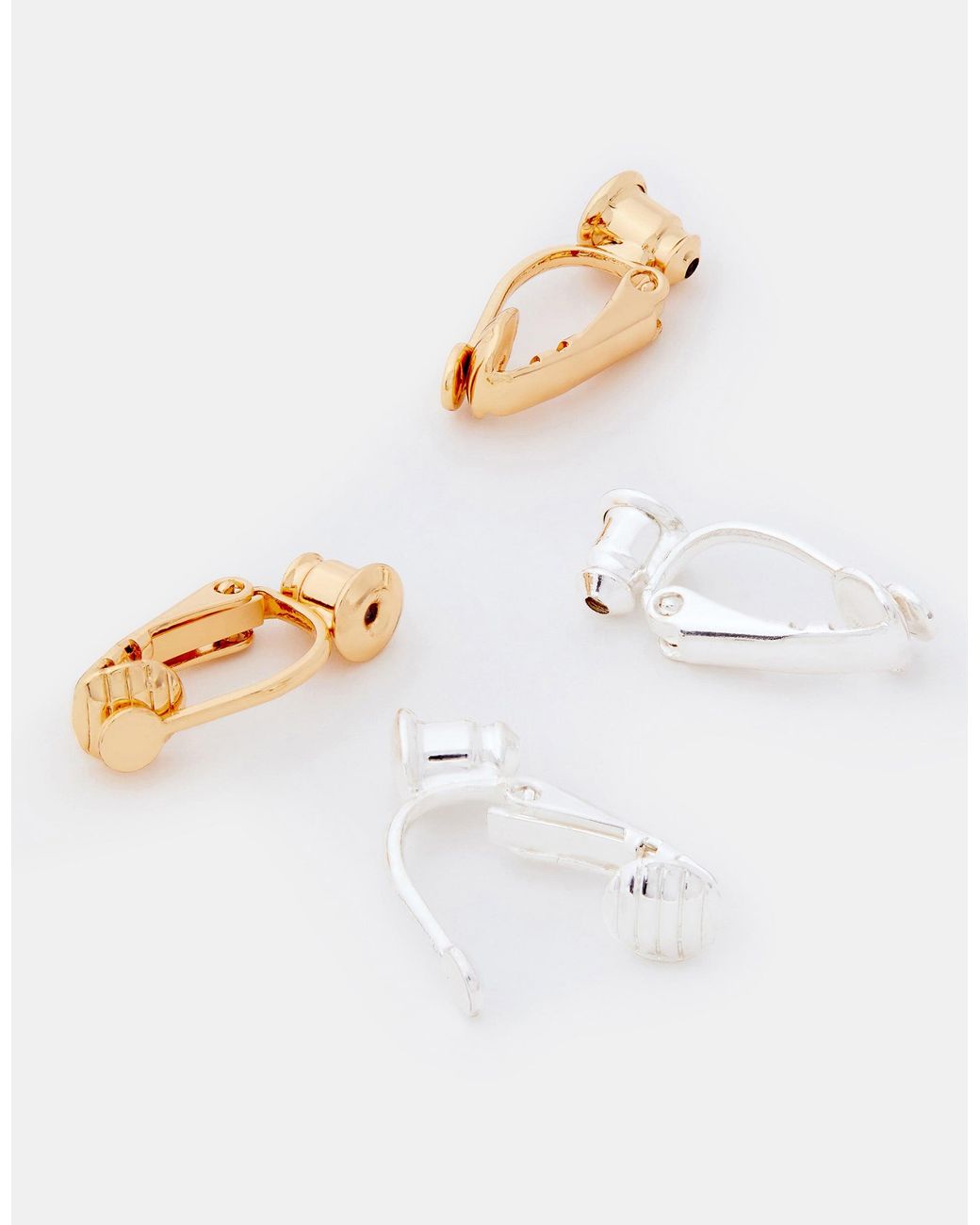 Accessorize Natural 2-Pack Stud Earring Converters