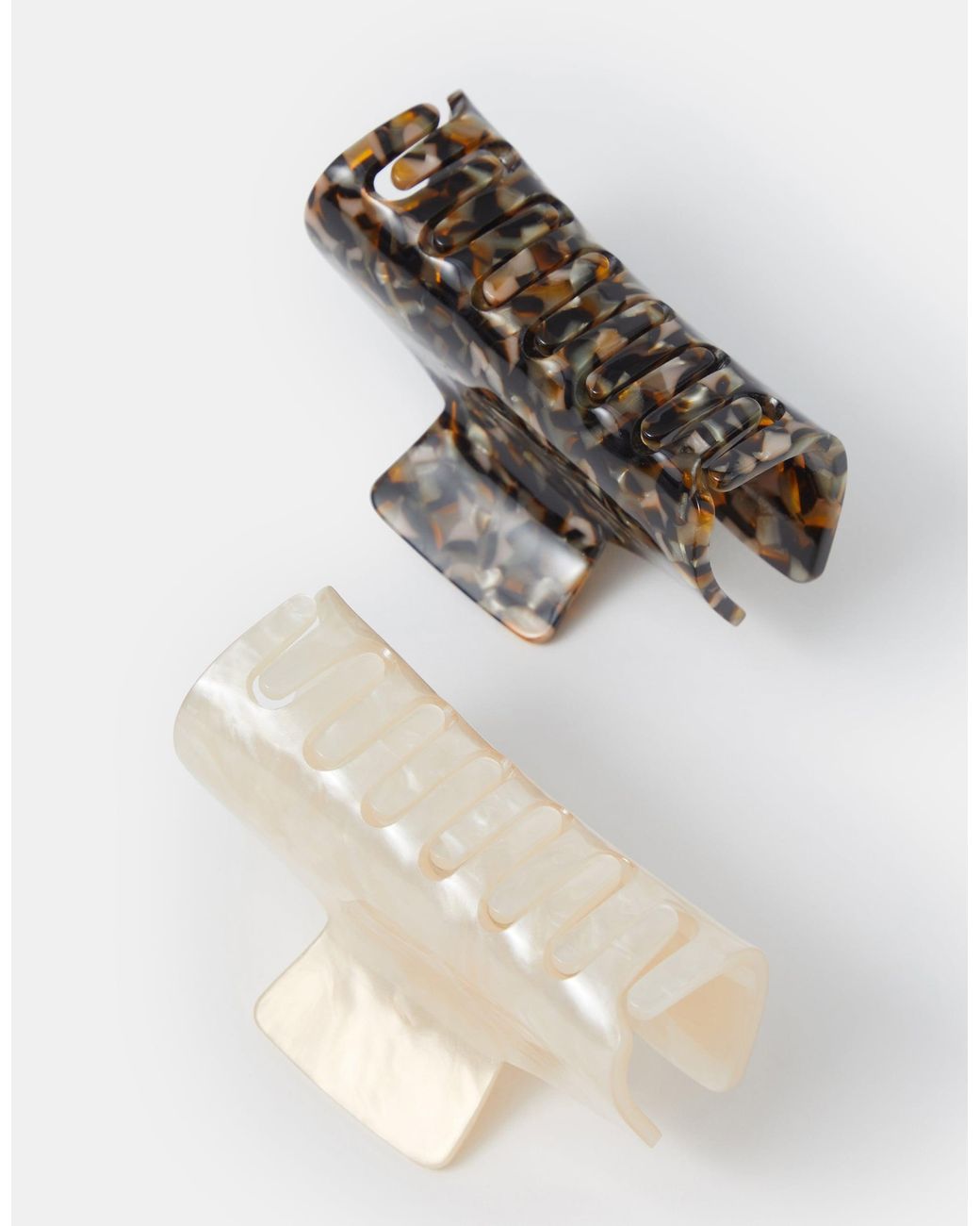 Accessorize Multicolor 2-Pack Tort Claw Clips