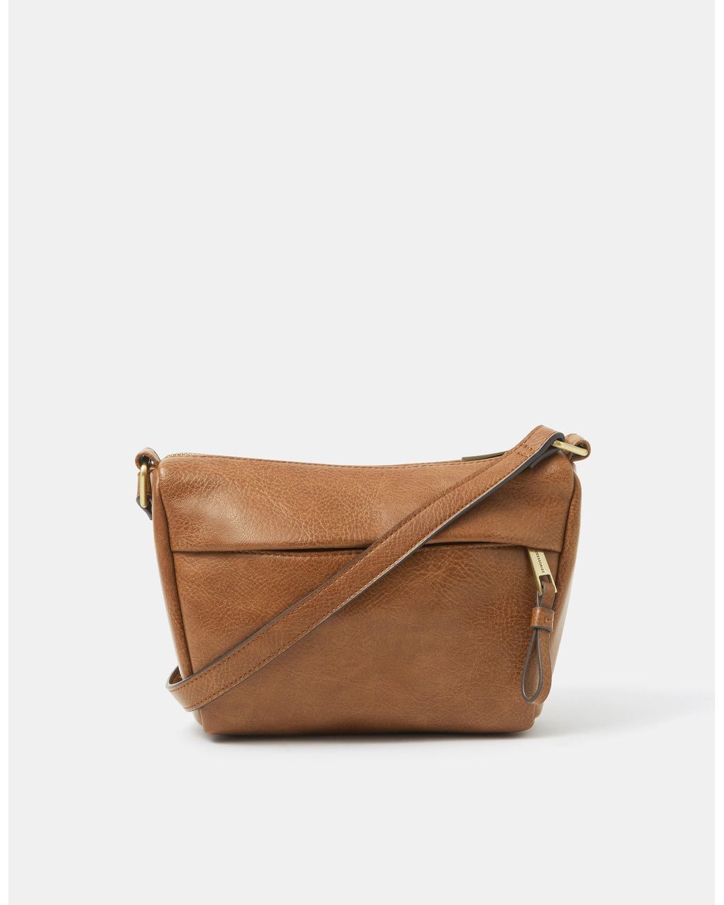 Accessorize Pink Zip Front Crossbody Bag