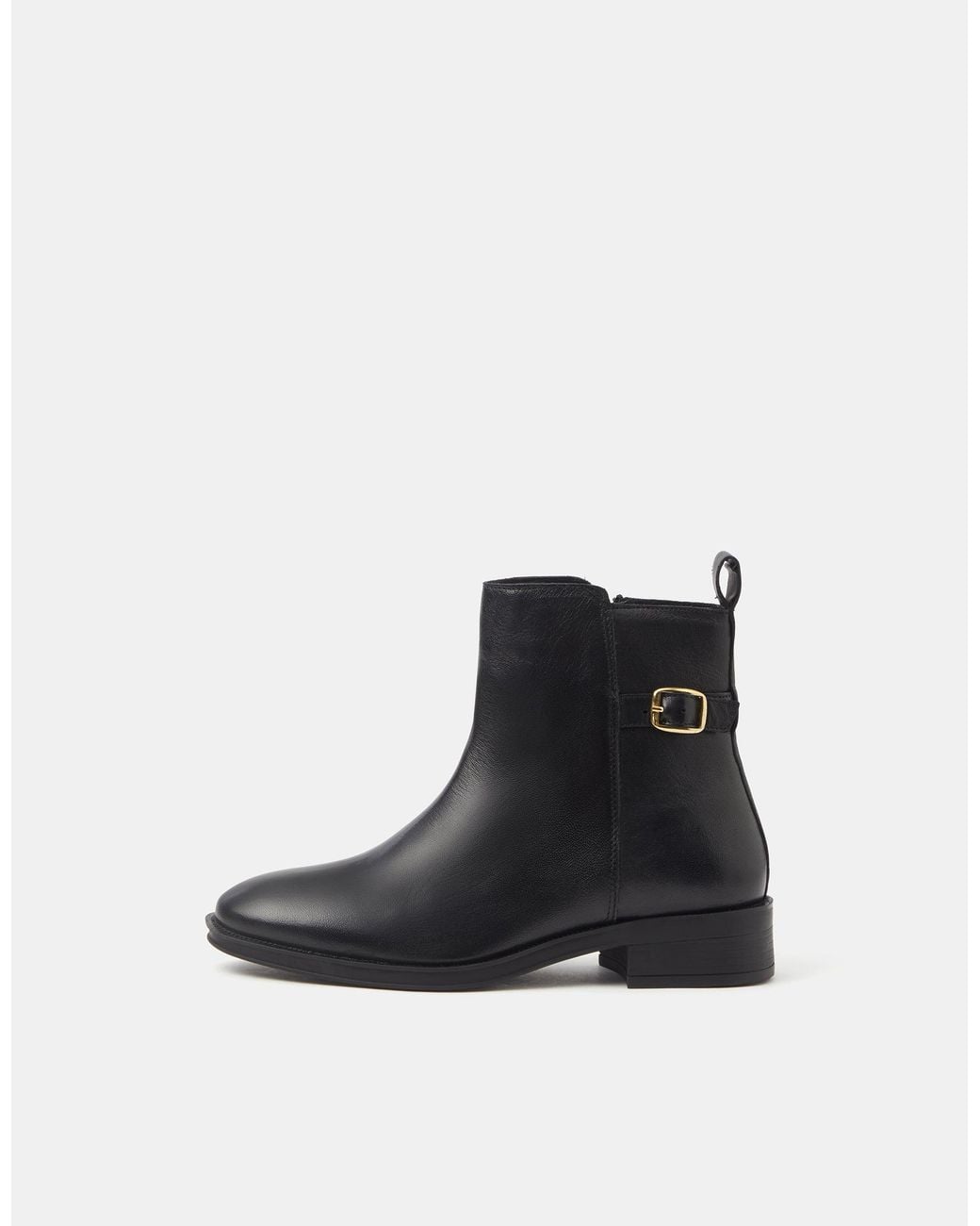 Accessorize Black Leather Chelsea Boots