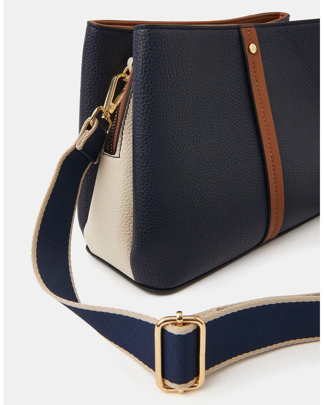 Accessorize Multicolor Triple Compartment Crossbody Bag