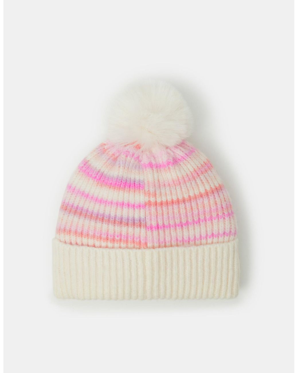 Accessorize Pink Dog Ombré Bobble Hat