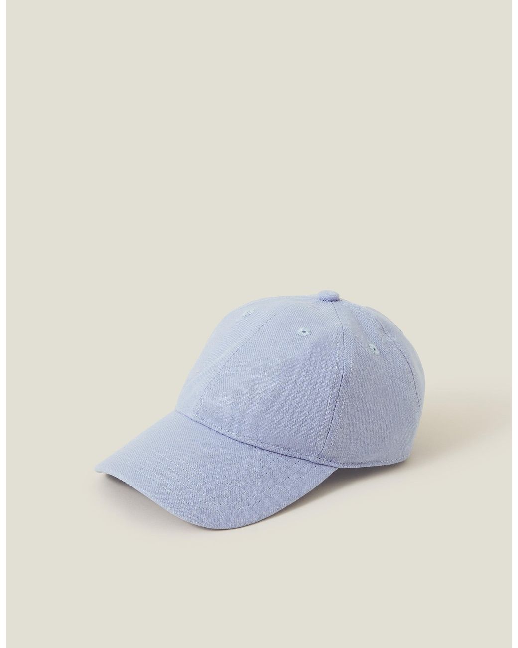 Accessorize Blue Lightweight Twill Baseball Cap