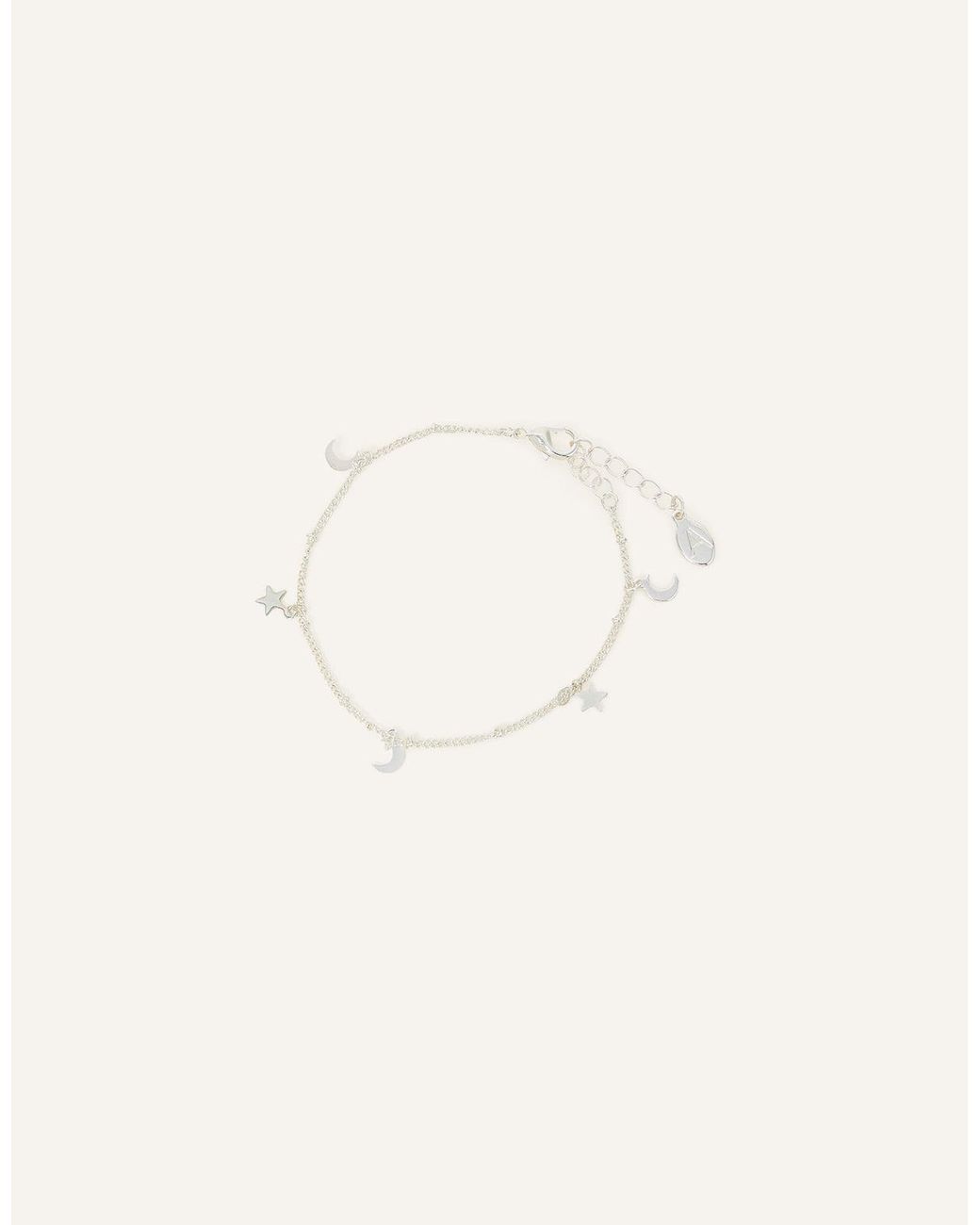 Accessorize Pink Stars And Moon Bracelet