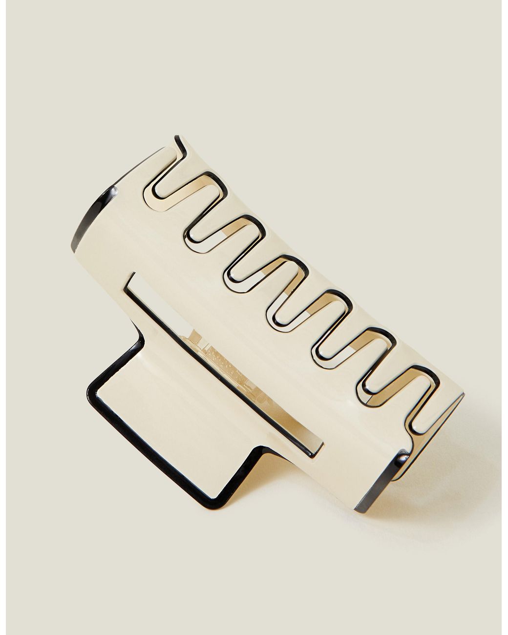 Accessorize Natural Monochrome Claw Clip