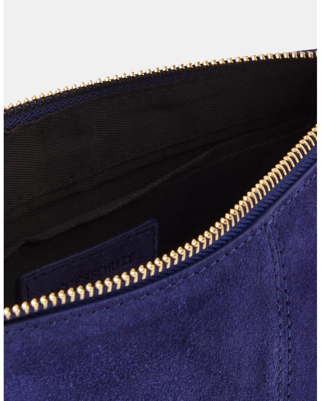 Accessorize Blue Leather Crossbody Handbag