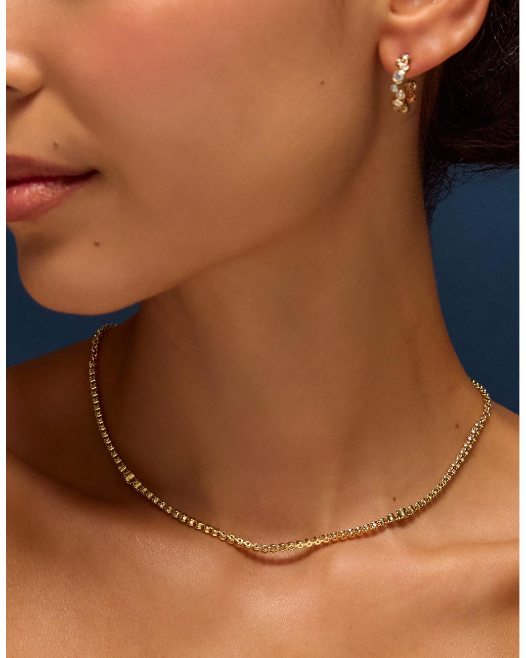 Accessorize White 14Ct-Plated Cubic Zirconia Tennis Necklace