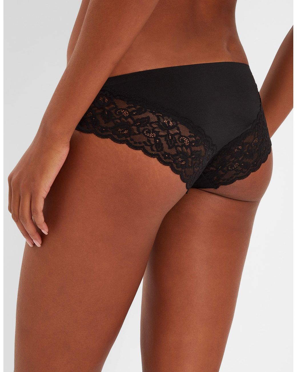 Accessorize Brown 2-Pack Lace-Back Briefs