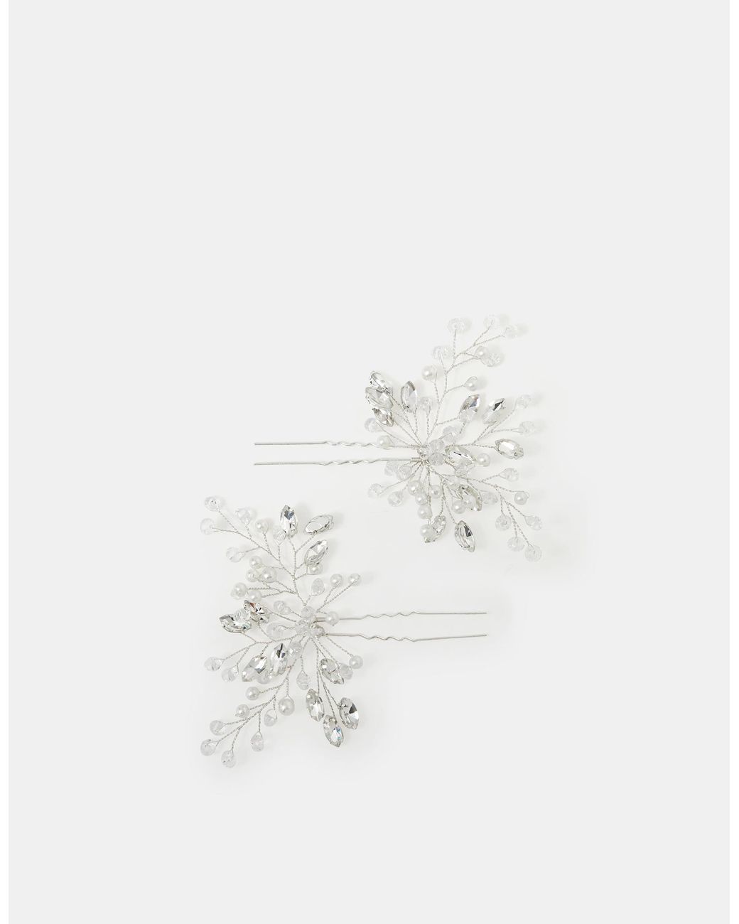 Accessorize White 2-Pack Pearl Hair Pins