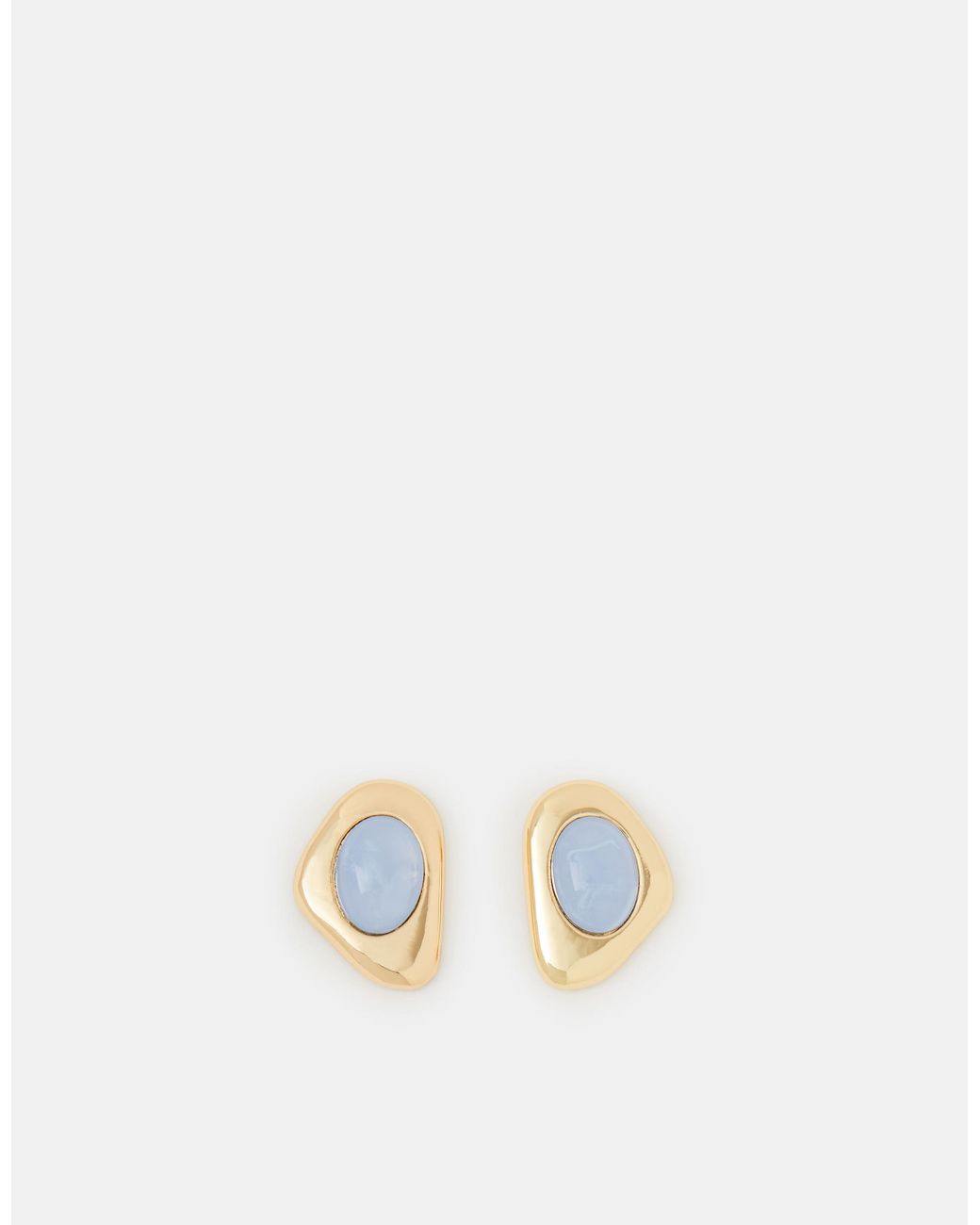 Accessorize White Organic Statement Stud Earrings