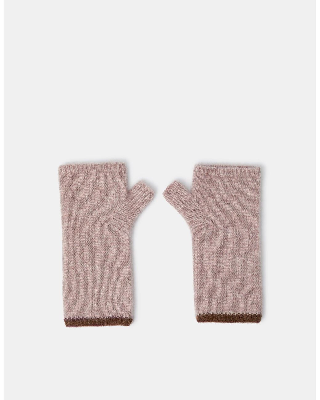 Accessorize Pink Wool & Cashmere Blend Wrist Warmers