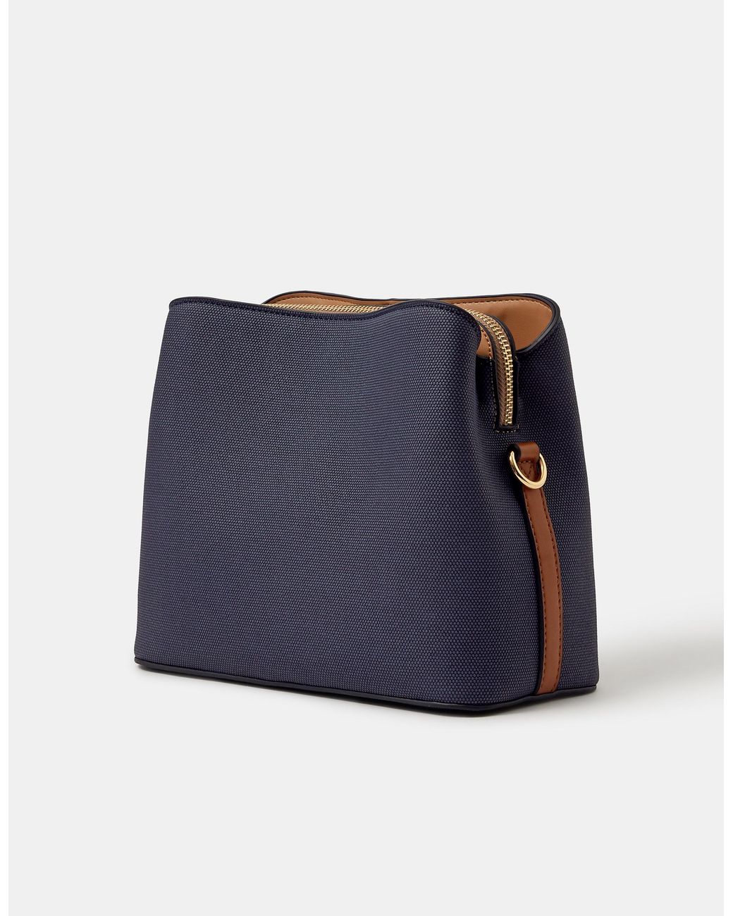 Accessorize Brown Webbing Strap Crossbody Bag