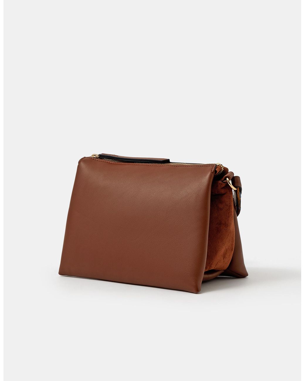 Accessorize Brown Webbing Strap Crossbody Bag
