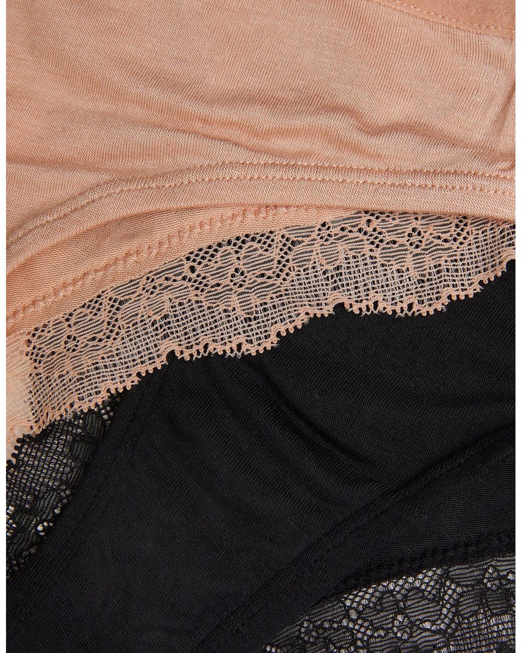 Accessorize Blue 2-Pack Lace-Back Brazilian Briefs