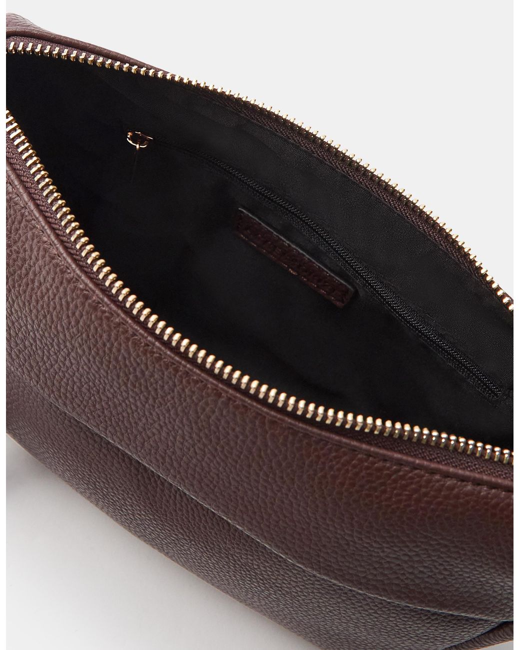 Accessorize Purple Zip Front Crossbody Bag