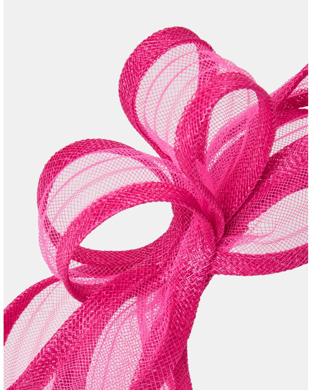 Accessorize Pink Loop Bow Fascinator