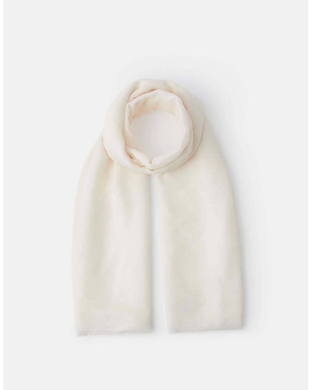 Accessorize White Lightweight Scarf