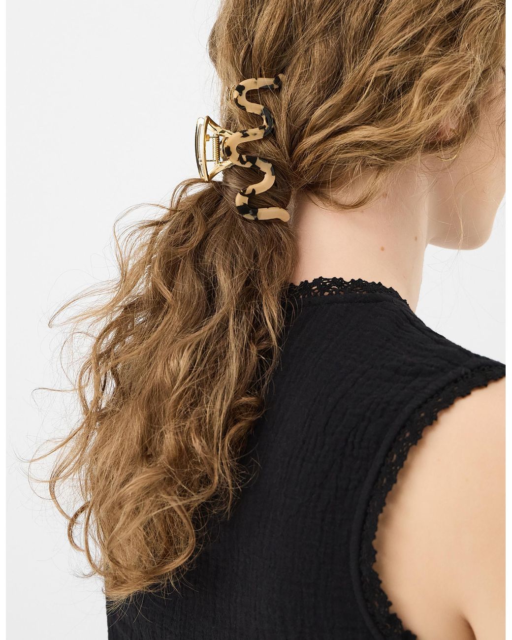 Accessorize Black Tort Wiggle Claw Clip
