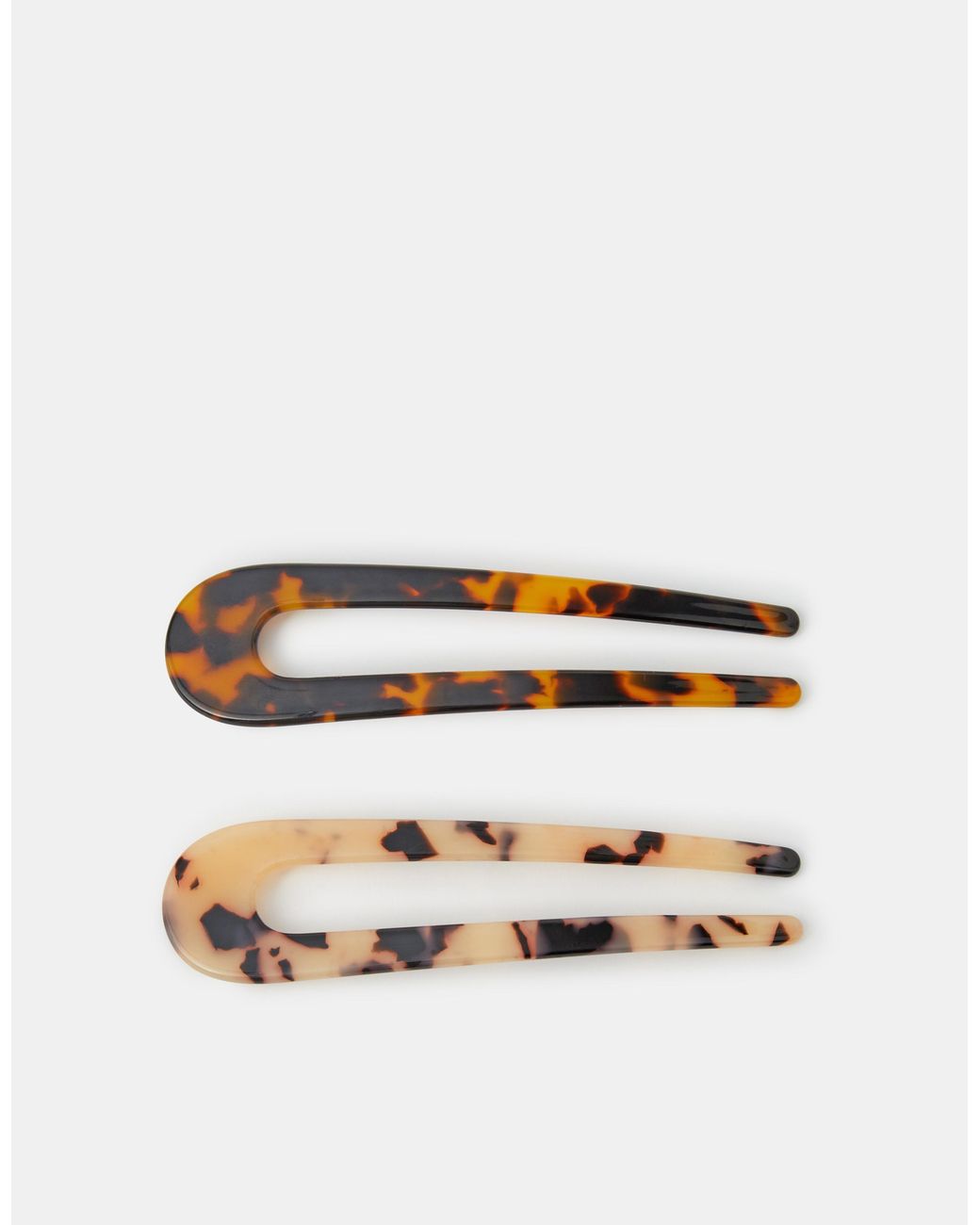 Accessorize Multicolor 2-Pack Tort French Hair Pins
