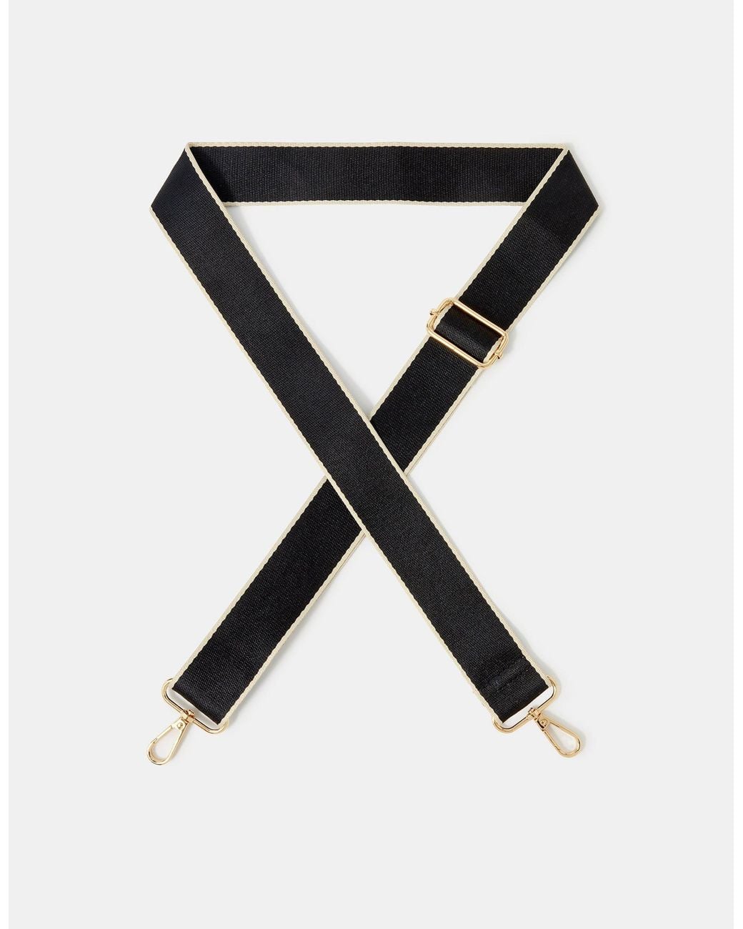 Accessorize Black Contrast Edge Bag Strap