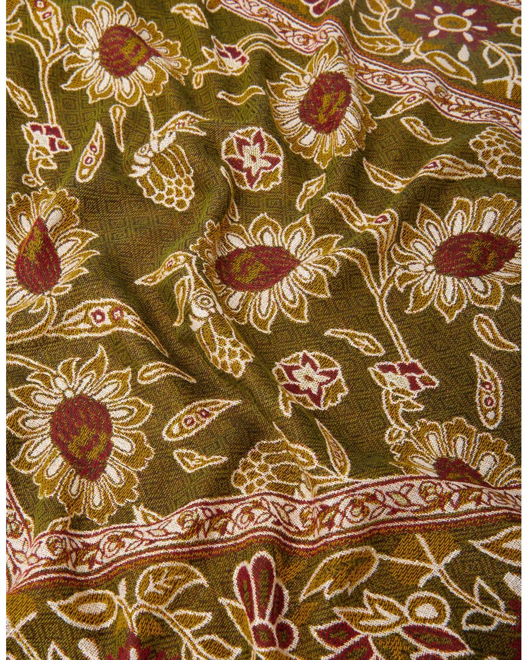 Accessorize Natural Floral Print Triangle Scarf