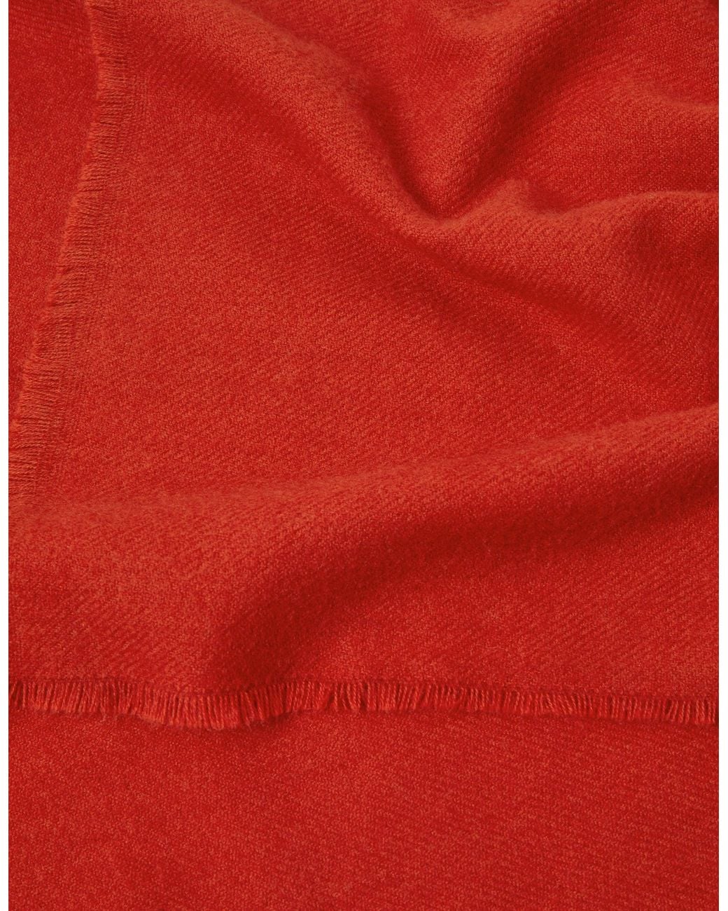 Accessorize Red Super Soft Plain Blanket Scarf