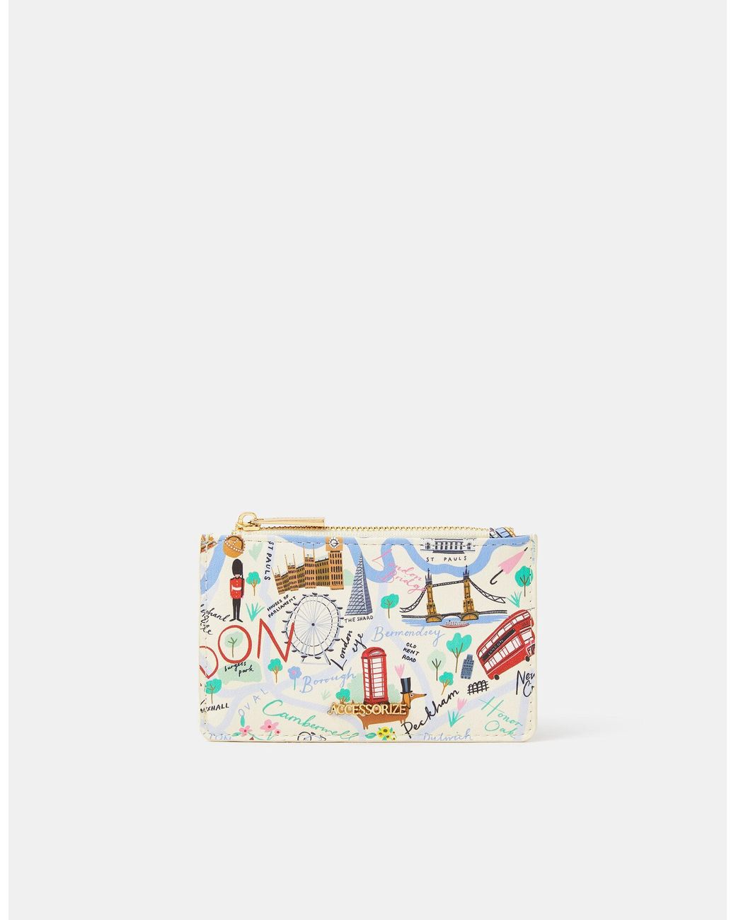 Accessorize White London Print Cardholder