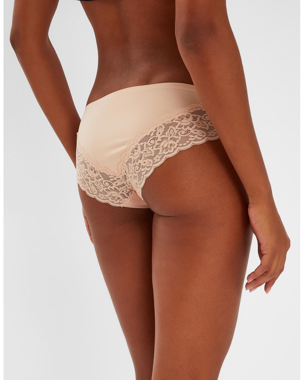 Accessorize Brown 2-Pack Lace-Back Briefs