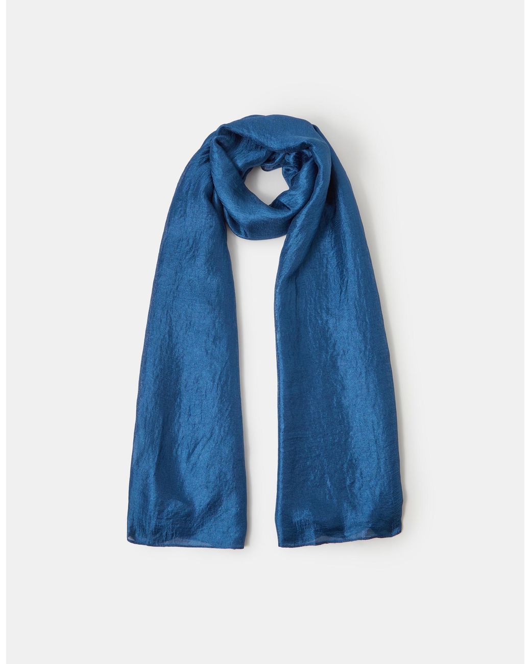 Accessorize Blue Lightweight Shimmer Scarf