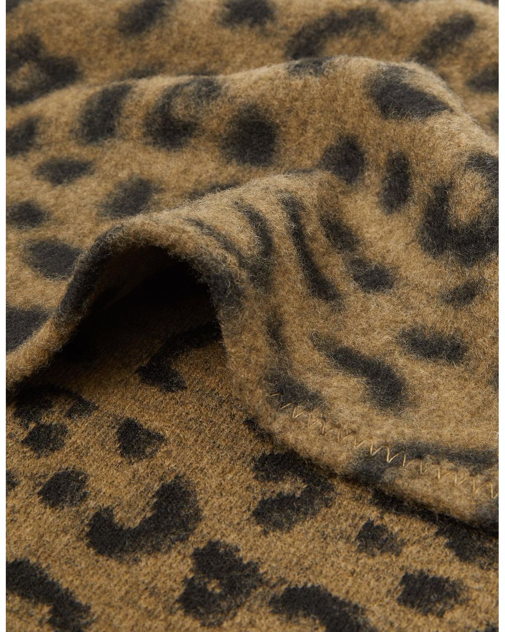 Accessorize Natural Leopard Print Triangle Scarf