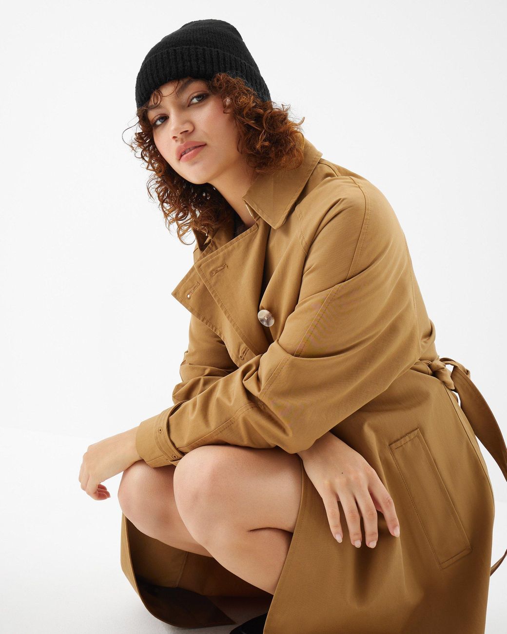 Accessorize Black Plain Beanie Hat