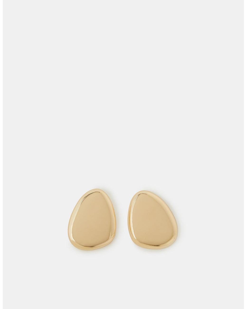 Accessorize Natural Sculptural Stud Earrings
