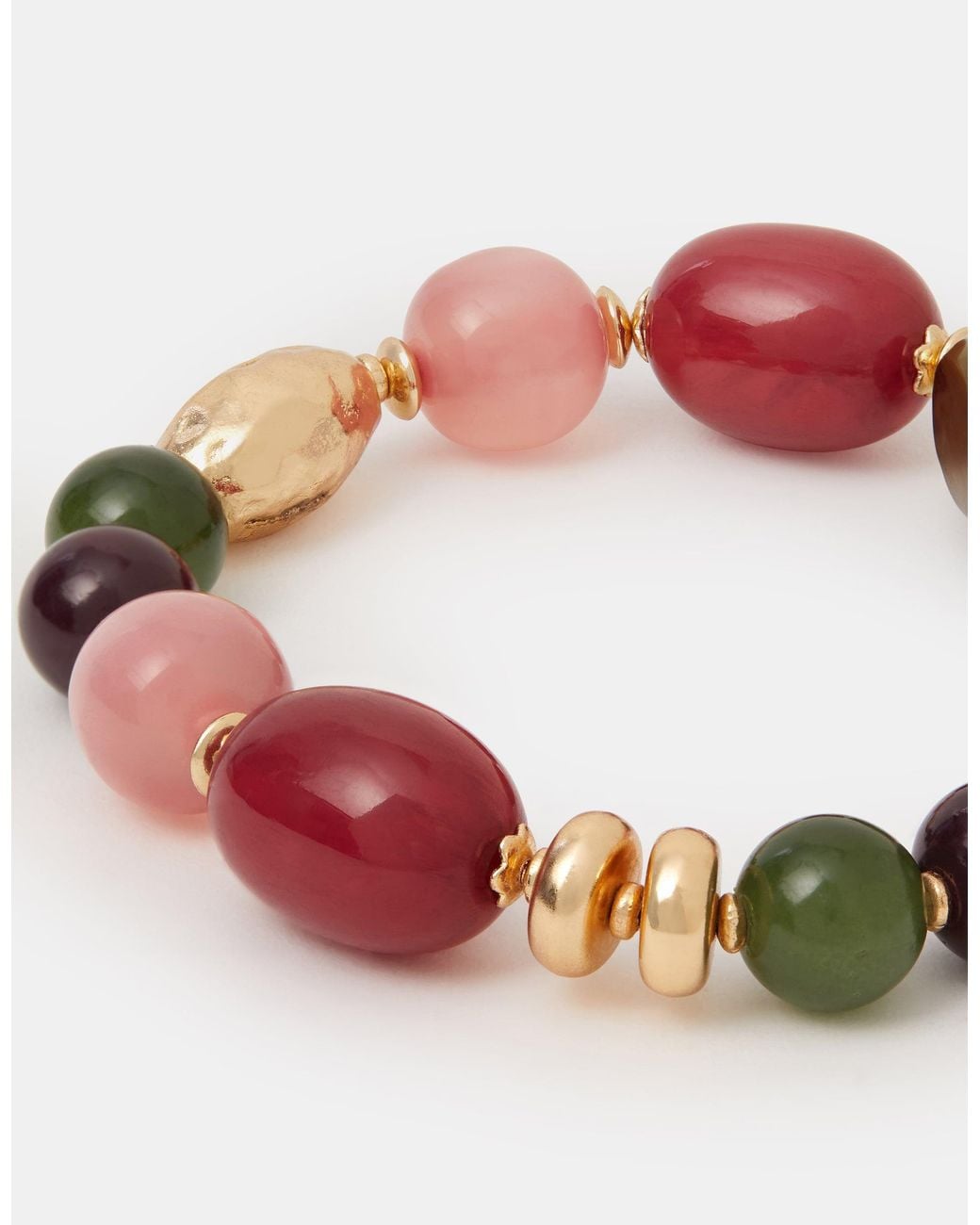 Accessorize Pink Chunky Resin Bracelet