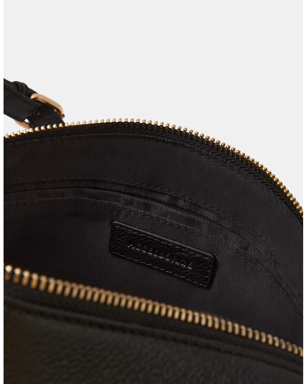 Accessorize Gray Double Zip Leather Camera Bag
