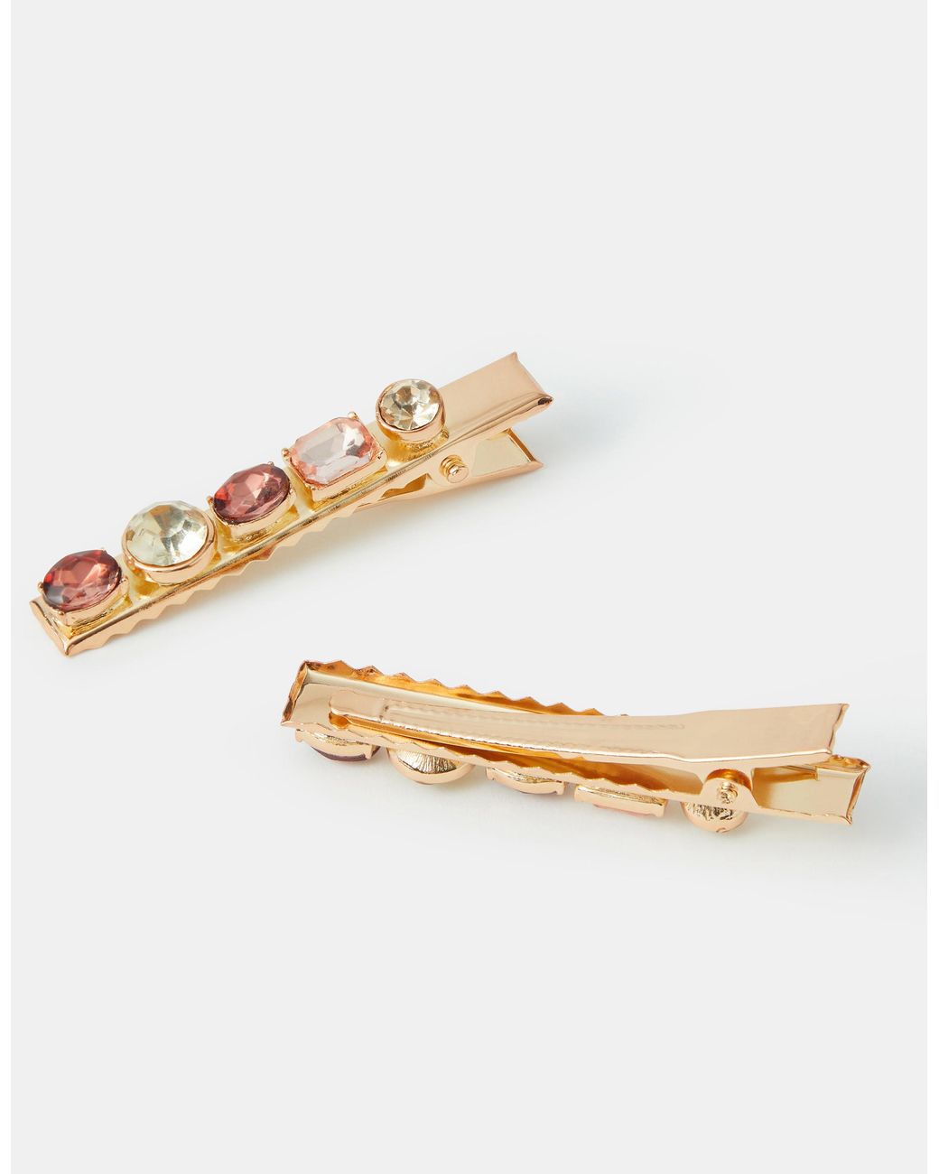 Accessorize Natural 2-Pack Gemstone Hair Clips