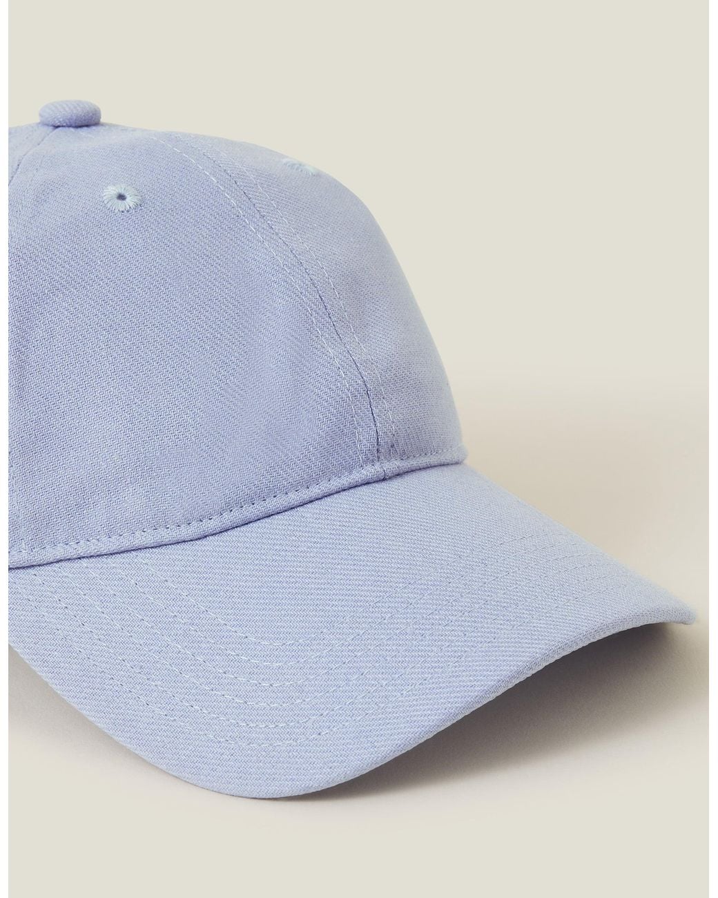 Accessorize Blue Lightweight Twill Baseball Cap